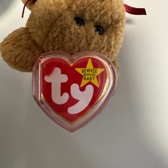 Ty Beanie Baby Curly Brown Bear 6 inch 
1993 vintage NWMT NEW - Picture 14 of 15